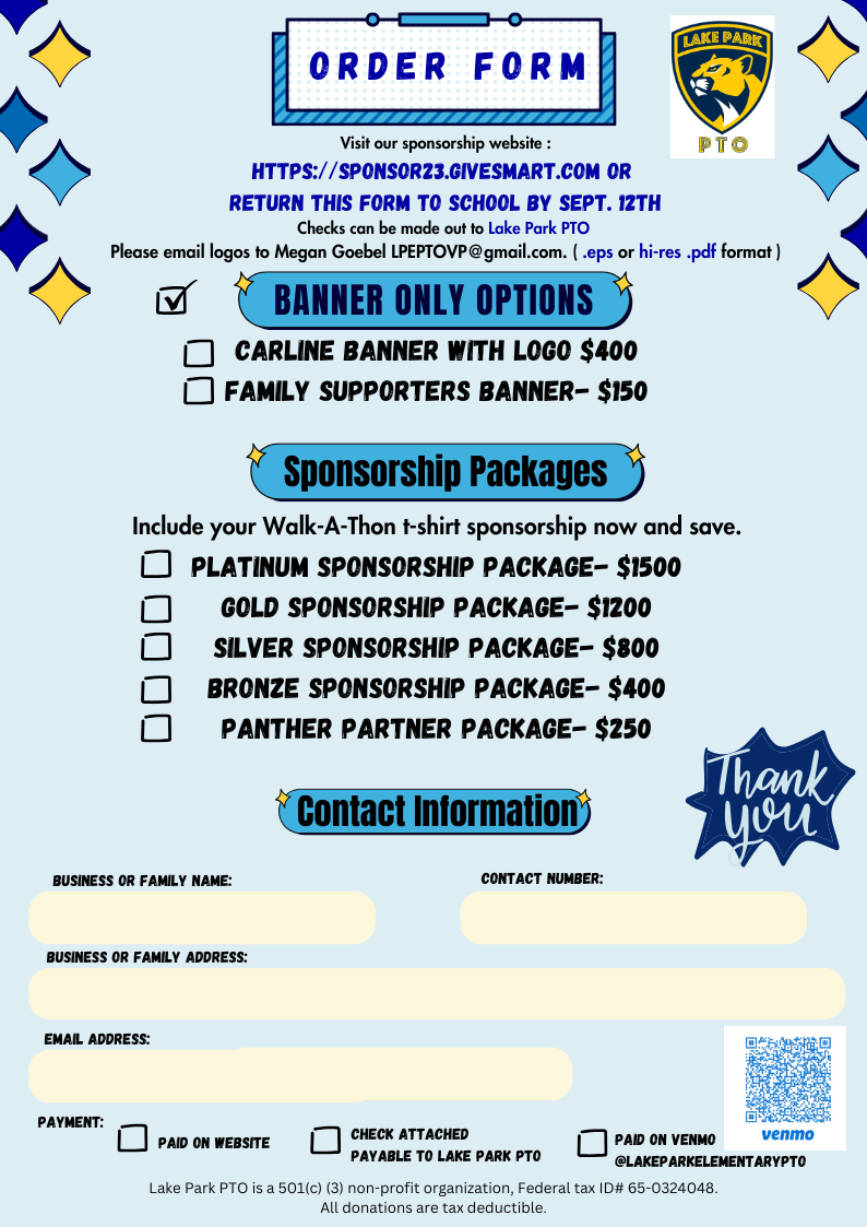 Banner Sponsorships
