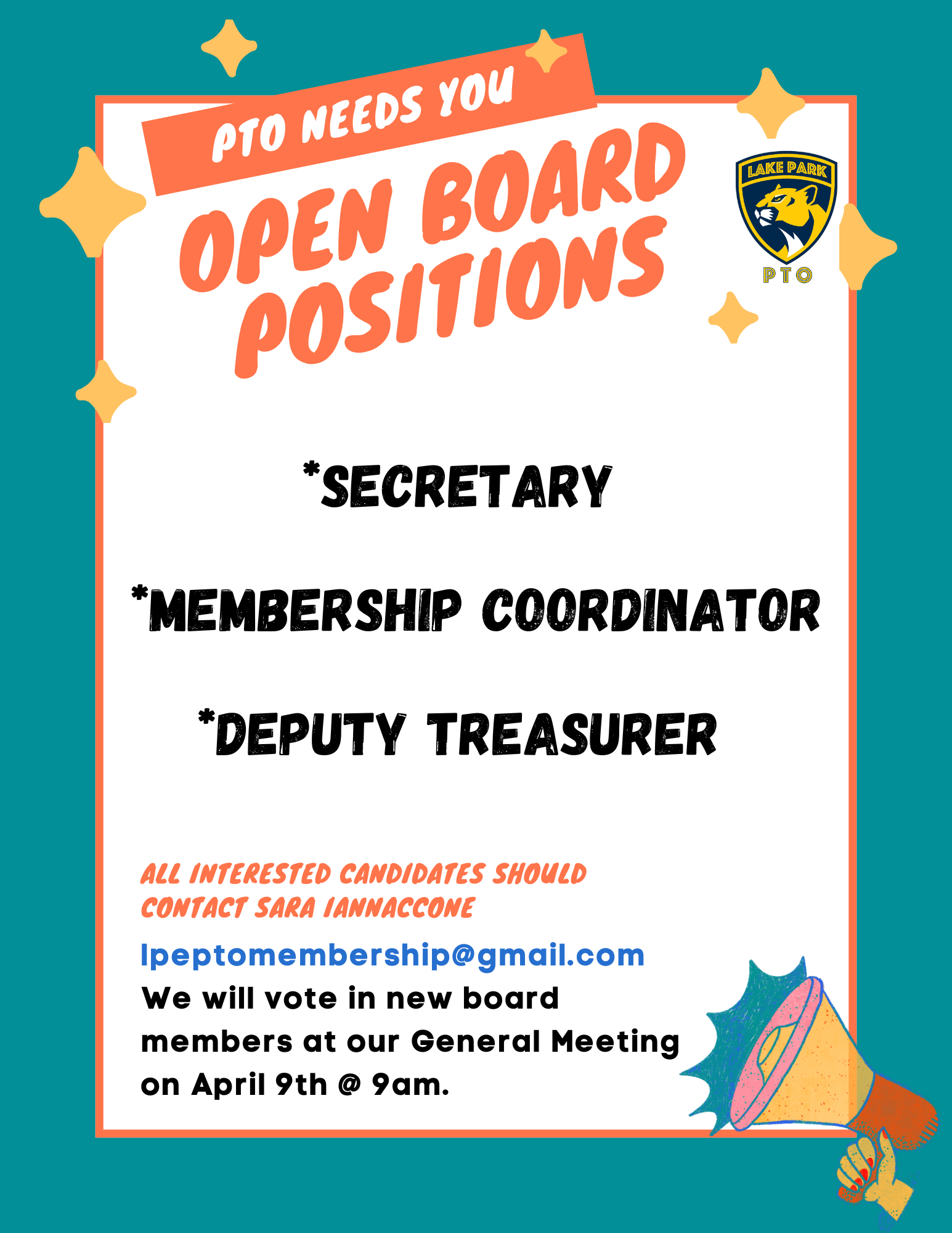 open board positions