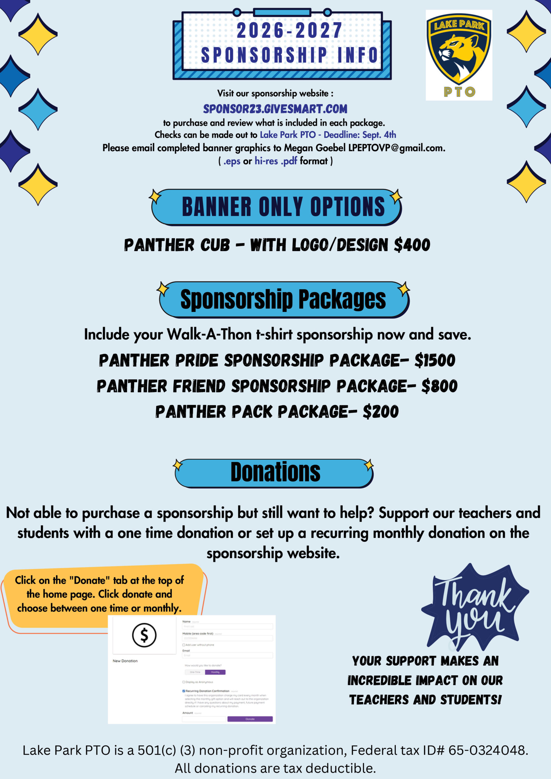 banner sponsorships